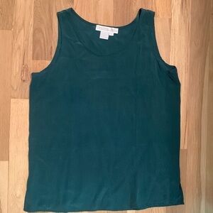 Vintage PRESTON & YORK 100% Silk Teal Camisole Camisole Women’s S